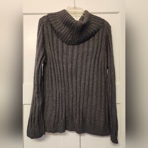 Fashion Nova Charcoal Cowl Neck Sweater